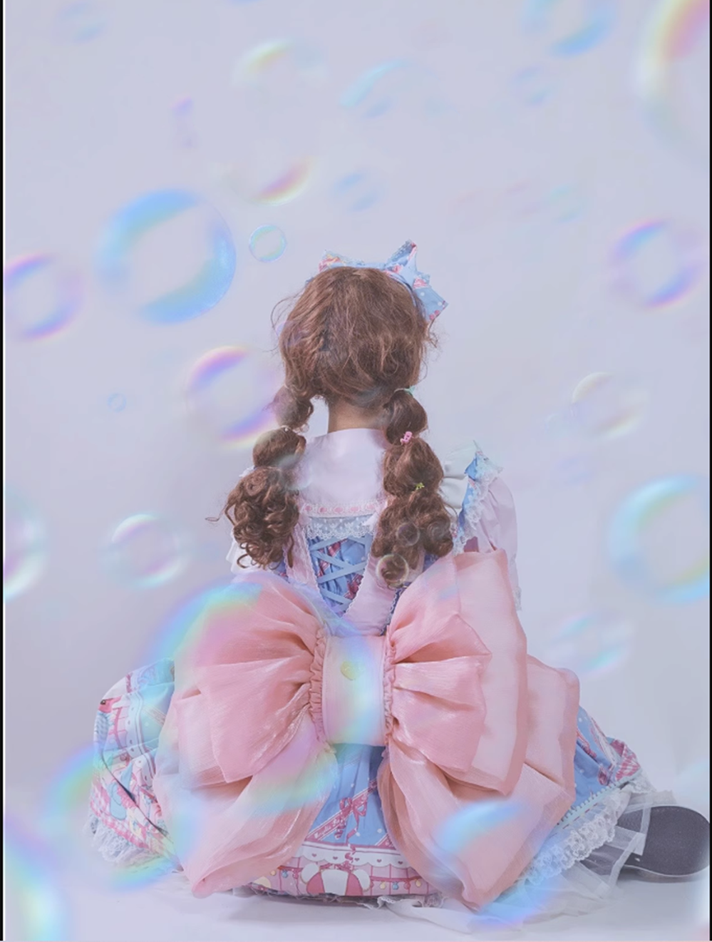 Satin Butterfly Bow Elegant Lolita Bag - image 18