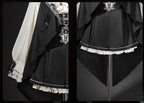 Bunny Ear Meteorite - Embroidered Ouji Lolita Set, Hooded Vest - image 6