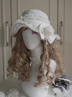 Floral Lace Elegant Lolita Tea Party Hat - 6 Colors - image 5