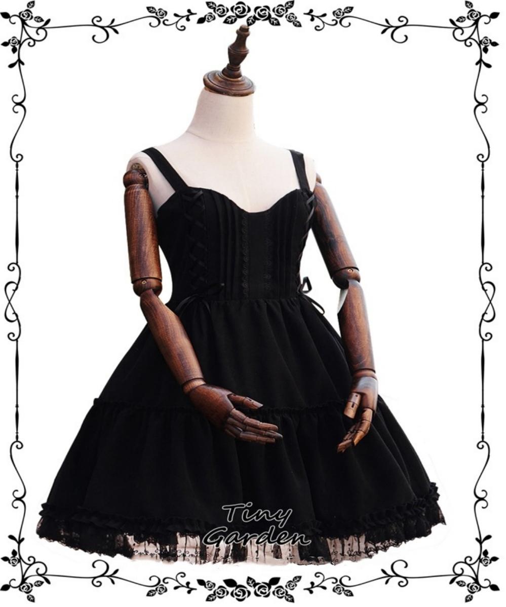 Garden Waltz 1.0 Burgundy Autumn Winter Lolita JSK - image 14