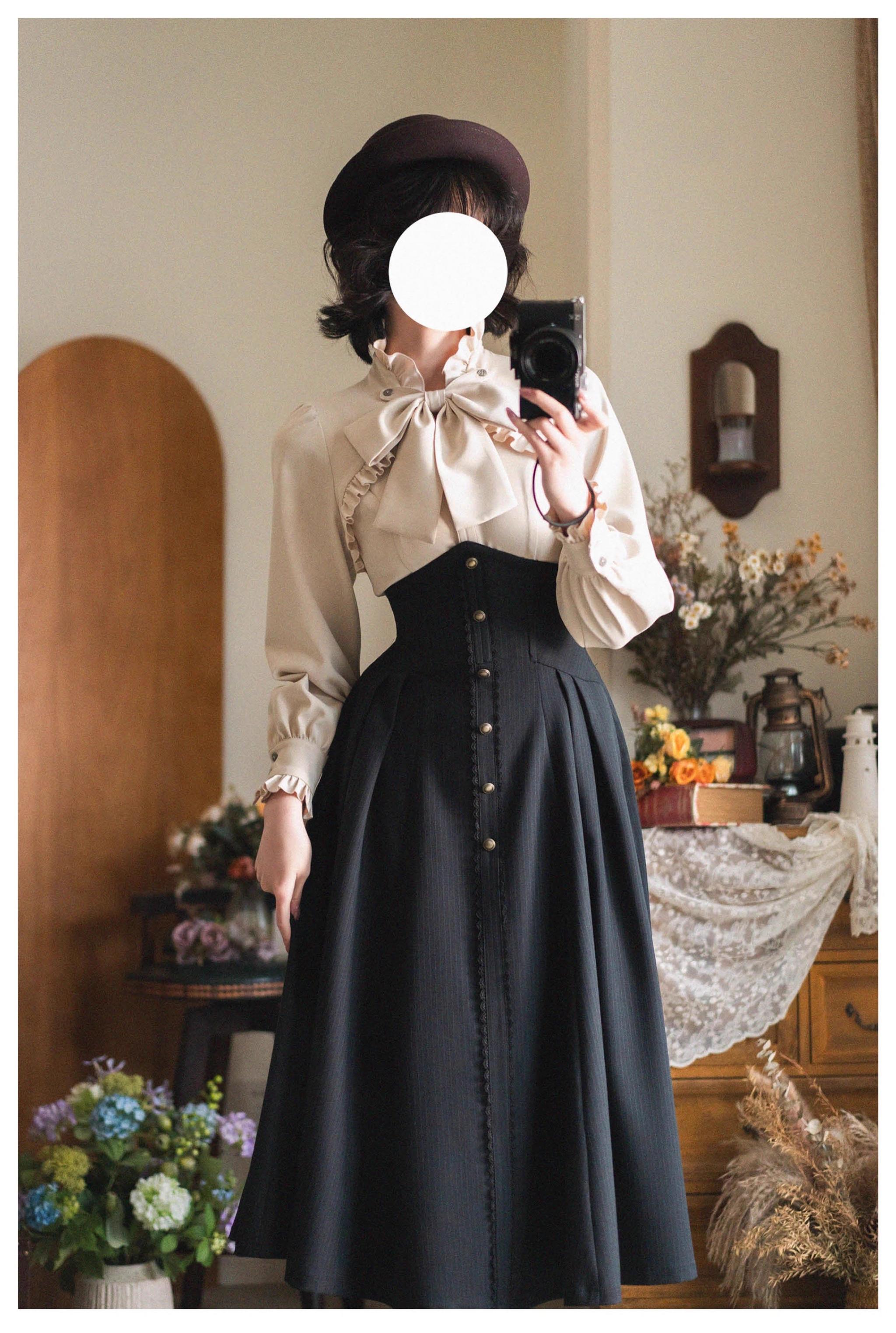 Forest Stationery - Classic Lolita SK Suit with Shirt and Coat - image 8