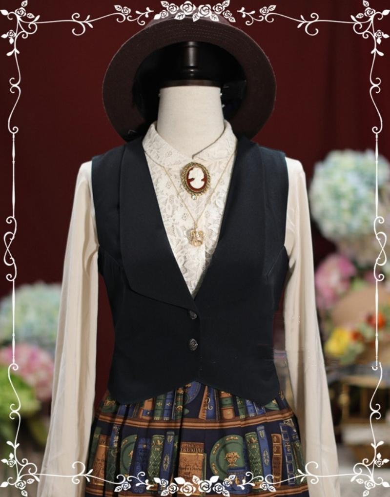 Old Love Songs - Lolita Elegant Vintage SK and Waistcoat - image 40