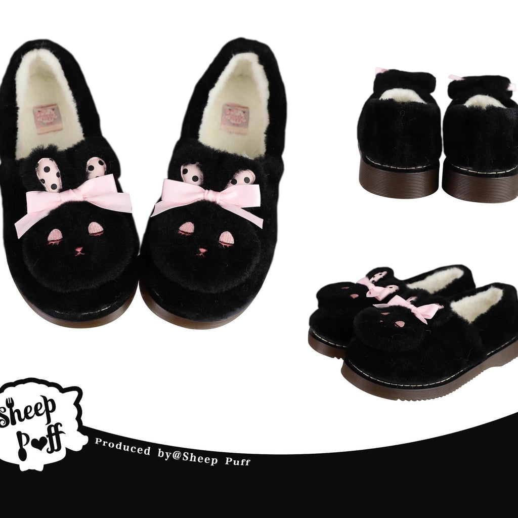 Rabbit Fur - Sweet Lolita Shoes Plush Rabbit Winter Lolita Shoes - image 9