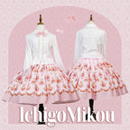 Rose Garden Bunny - Daily Lolita Rose Bunny Printing OP JSK Dress Set - image 22