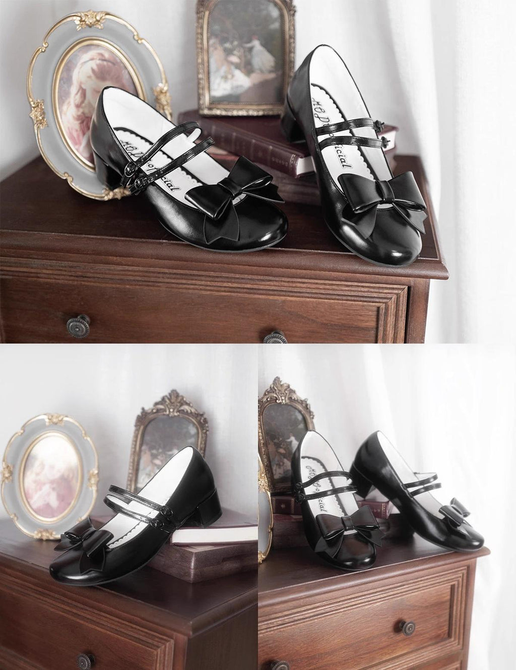 Apple Candy - Pointed Toe Lolita Shoes - Low Block Heel - image 15
