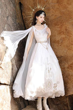 Aurelia of the Holy Light - Sweet Lolita Dress Set & Shawl - image 11