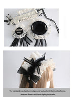 Maid Lolita Hairband Doll Lolita Cuffs and Top Hat - image 10