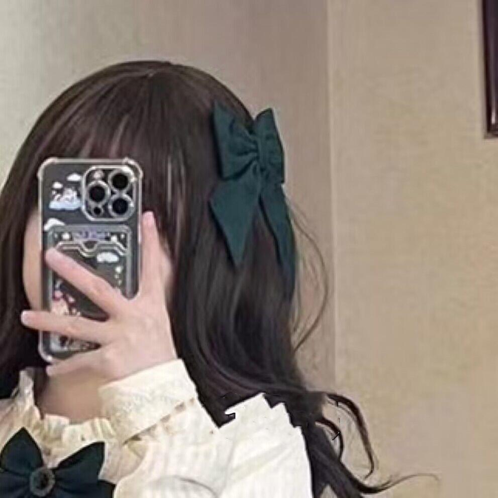 Worthy Girl - Lolita Bow Clip and Black Top Hat - image 10