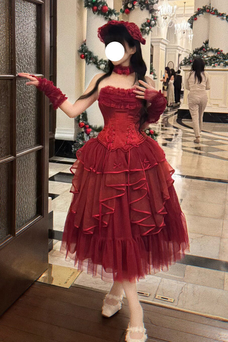 The Summer Waves Sparkle - Classic Lolita Top & Skirt Set - image 16