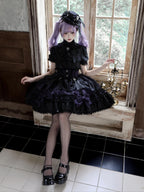 Spider Cross Knot Gothic Lolita Skirt and Blouse Set - image 21