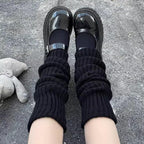 Winter Lolita Long Socks Knit Thigh-High Foot Covers - image 12