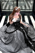 Galaxy of Fallen Tears - Glitter Sweet Lolita JSK Dress - image 8