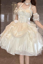 Cindy Rose Sweet Elegant Lolita JSK Dress in 2 Colors and 2 Lengths - image 4