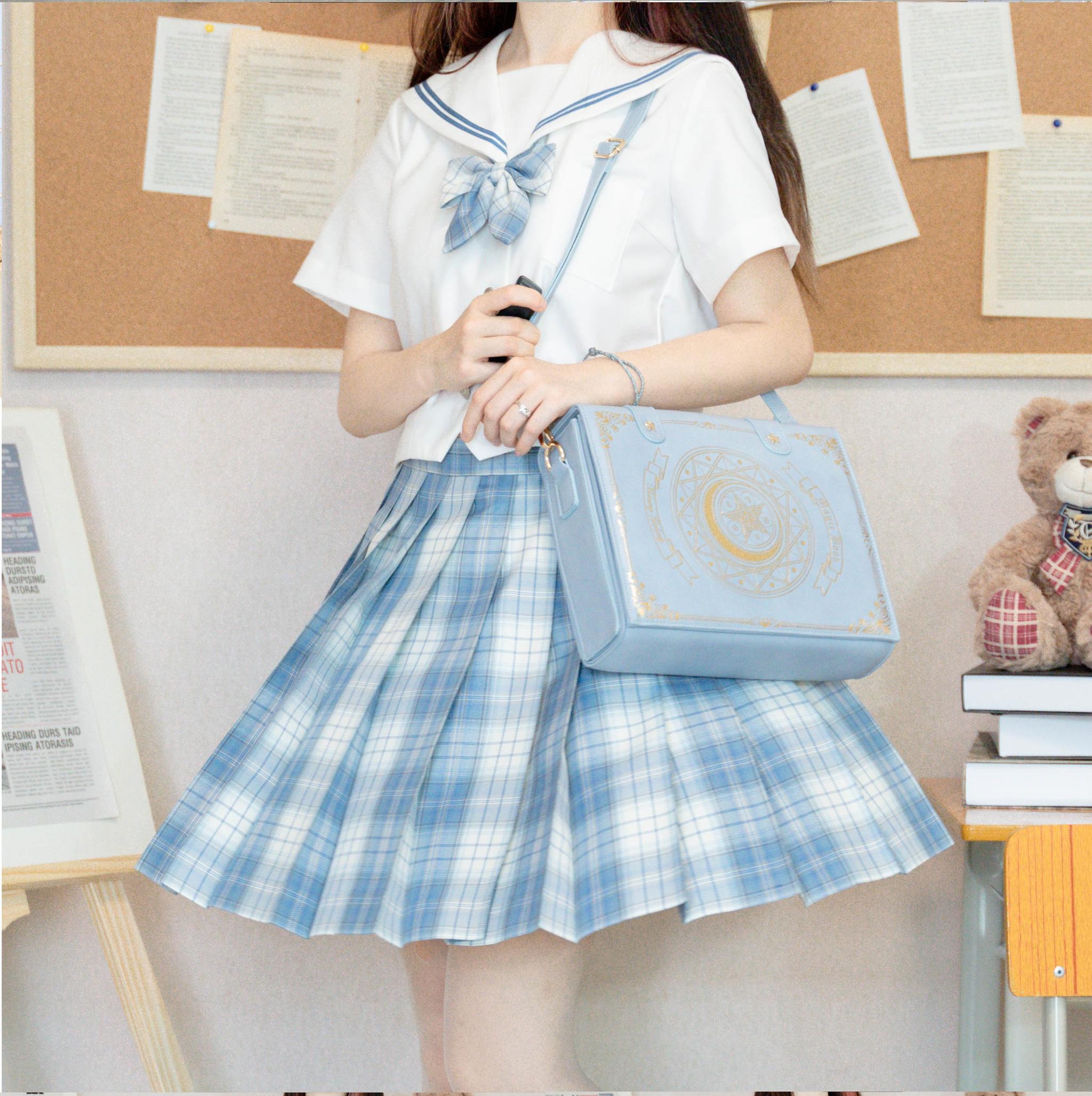 Star and Moon Magic Book Lolita Crossbody Bag in Two Sizes - image 15