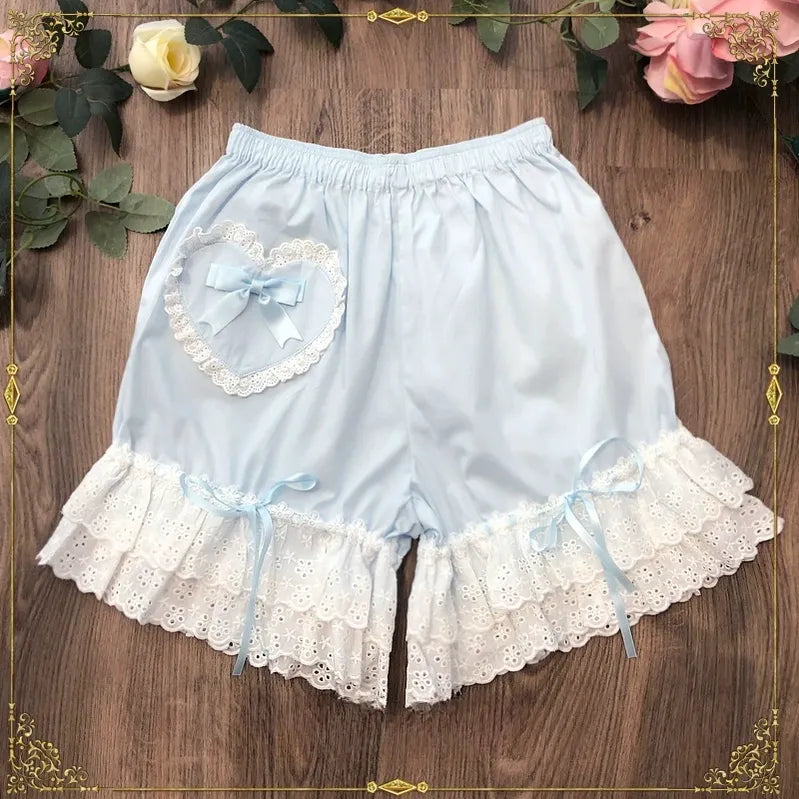 Cotton Lolita Bloomers Lace Home Shorts - image 1