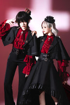 Black Day and Night Song Ouji Gothic Lolita Skirt and Blouse - image 6