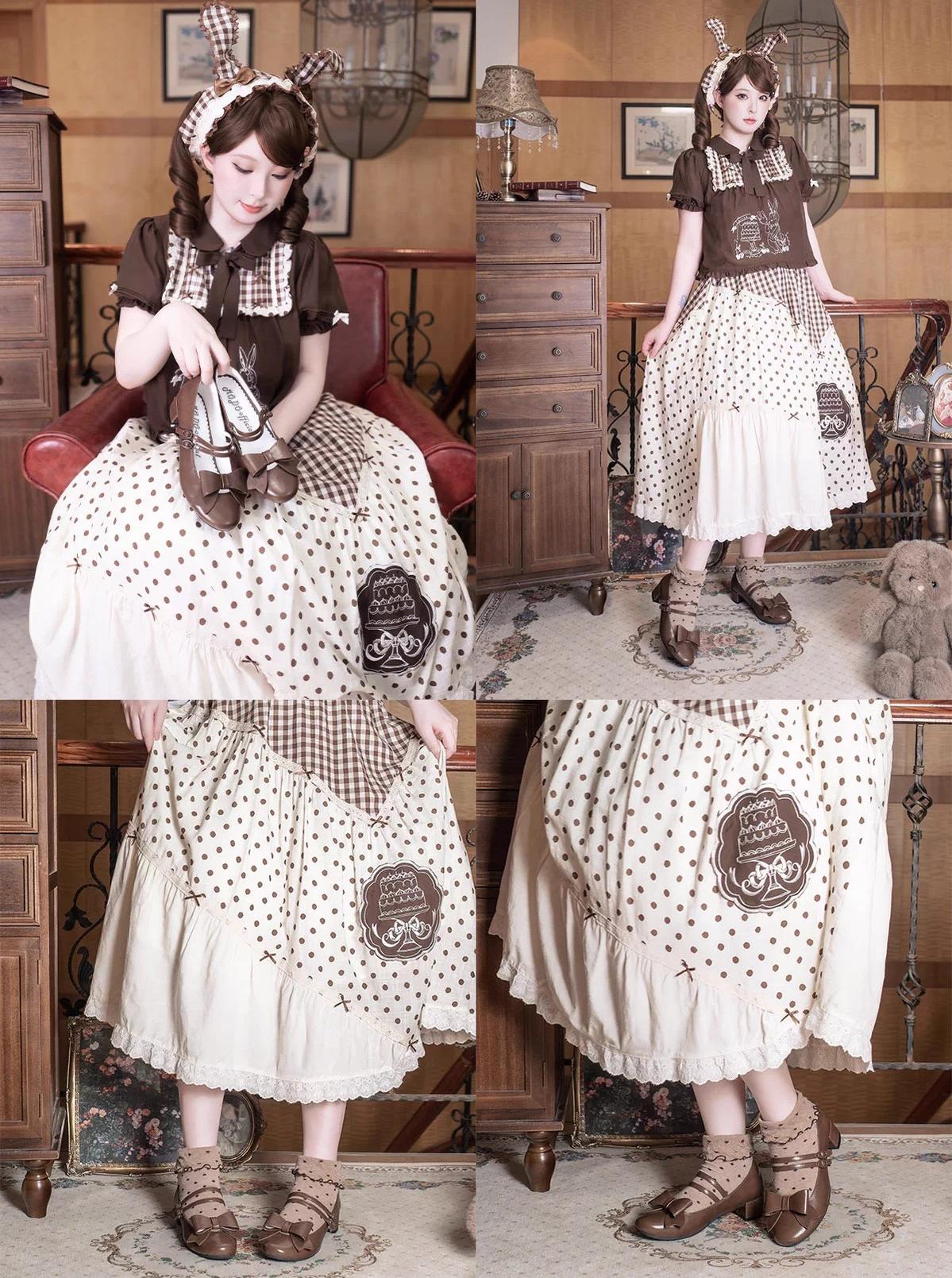 Apple Candy - Pointed Toe Lolita Shoes - Low Block Heel - image 19