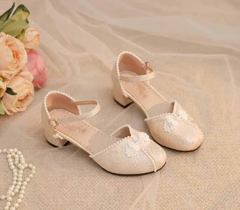Heart Jade Qi Lolita Chunky Heel Shoes - image 15