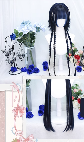 Moon Night - Lolita Highlights Bang Short Wigs - image 17
