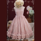 Garden Dance 2.0 - Elegant Lolita JSK Dress, Side Lace-Up - image 11