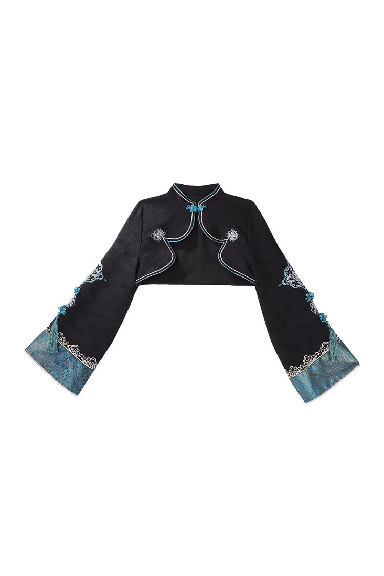 Misty Teal - Classic Lolita JSK Dress Set & Separates - image 13