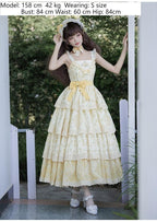 Letter and Poetry Sunflower Matters - Country Lolita JSK Embroidered Printed Lolita Dress and Accessories - image 3