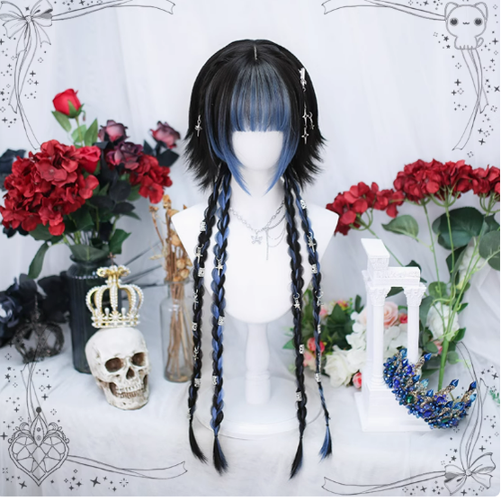 Moon Night - Lolita Highlights Bang Short Wigs - image 20