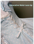 Old School Lolita Halter Neck OP Dress, Polka Dot Accent - image 38