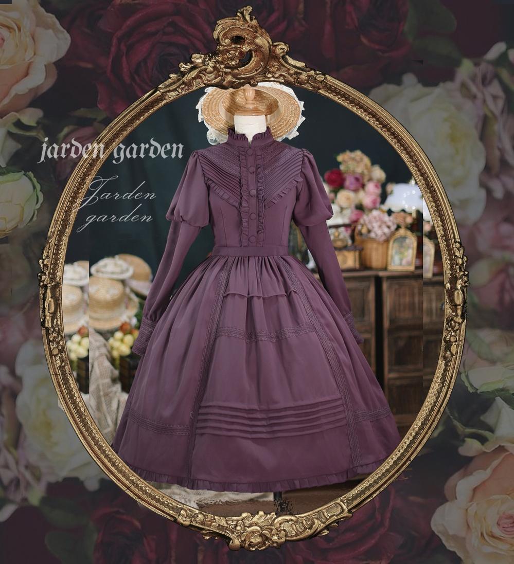 The Black Forest - Classic Lolita Stand Collar Dress OP - image 21