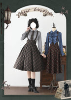 Forest Dew - Elegant Lolita Slim-Fit Shirt with Detachable Jabot - image 10