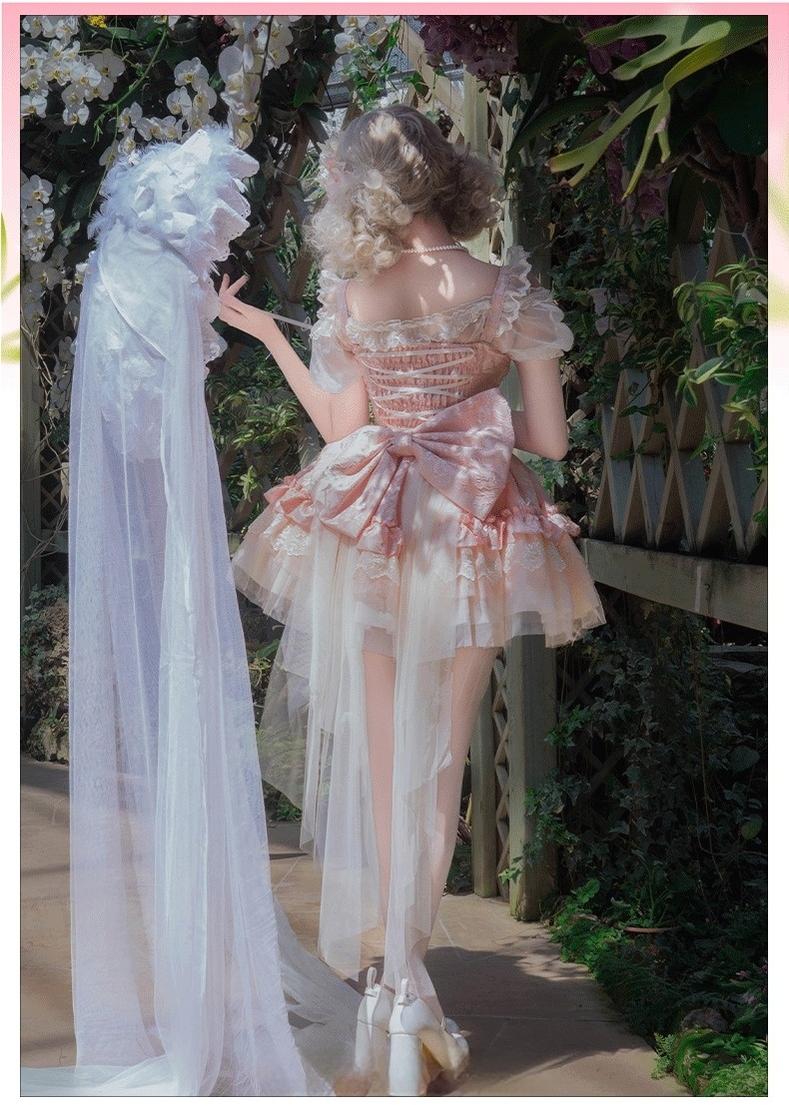 Fleeting Dreams - Ballet Sweet Lolita Mini JSK and Choker and Accessories - image 9