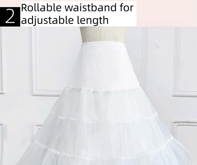 Plus Size 25.6" (65 cm) Puffy Lolita Petticoat, Stiff Tulle - image 3