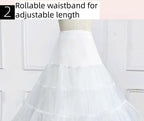 Plus Size 25.6" (65 cm) Puffy Lolita Petticoat, Stiff Tulle - image 3