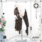Classic Brown Lolita Wig with Roman Roll - image 5