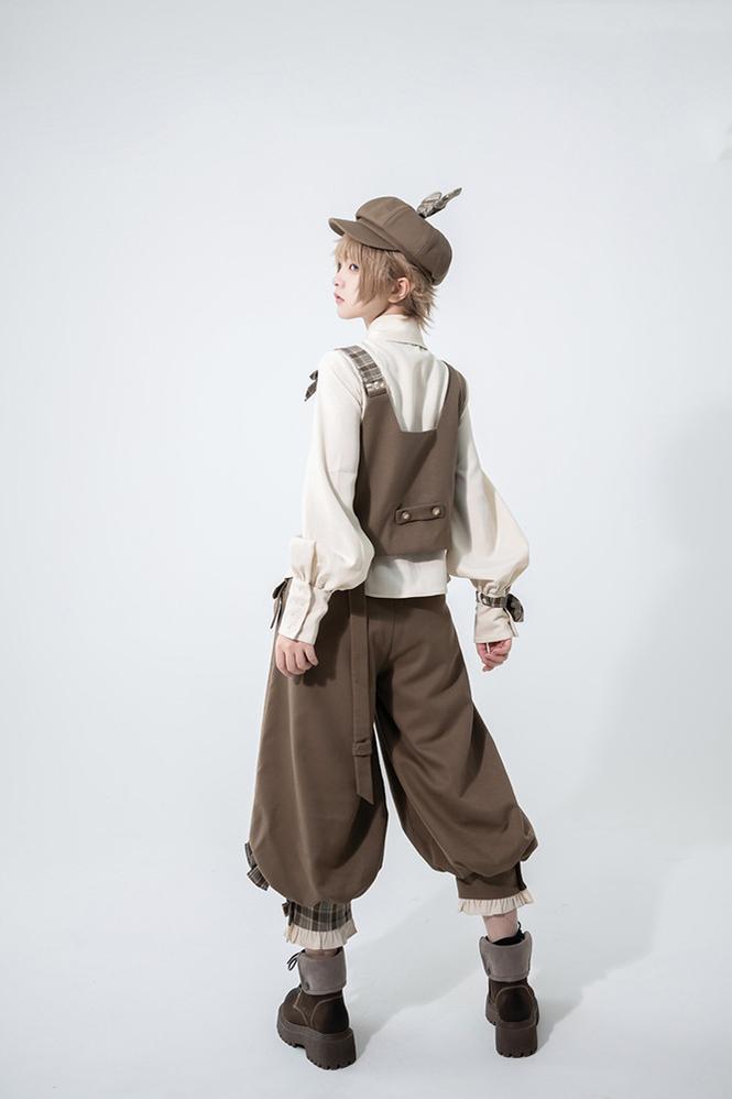 Secret Morning Post Coffee Retro Ouji Vest Set - image 12