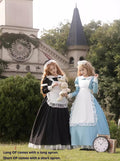 Dream Doll - Plus Size Maid Lolita OP Suit Black and Blue Dress - image 7