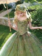 Lace Detail Bows and Flowers Lolita Mini Hat - image 2