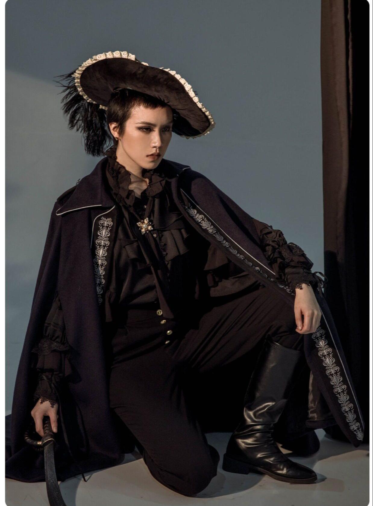 Dragon Bone Cemetery - Gothic Lolita Long Sleeve Blouse - image 27