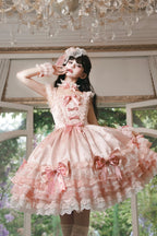 Satin Rose Sweet Lolita OP and JSK Dress Series and Accessories - image 3