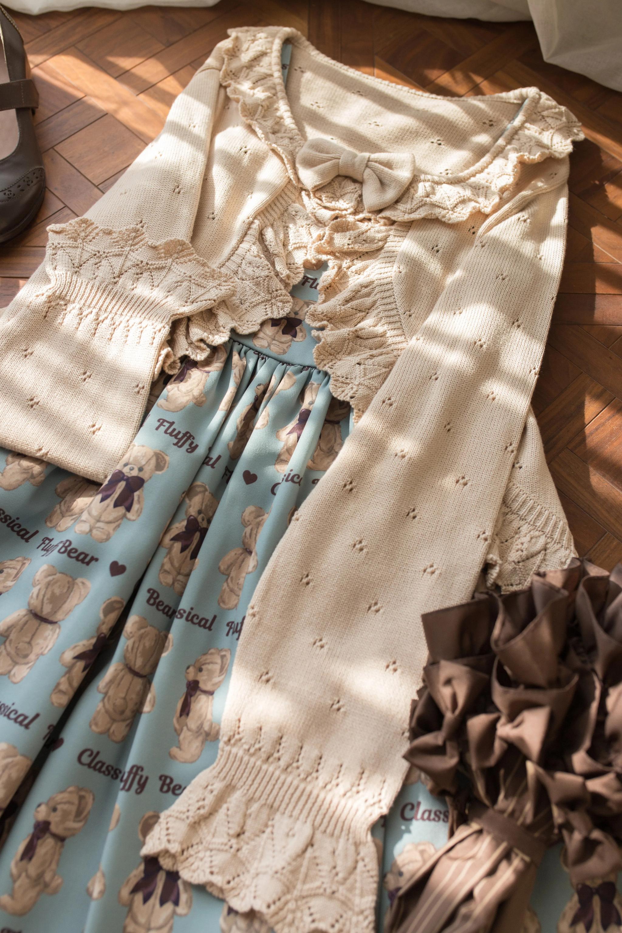 Nainai - Vintage Lolita Knitted Cardigan - image 19