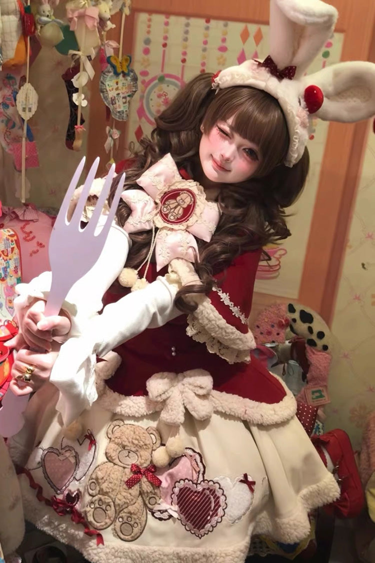 New Year - Sweet Lolita JSK, Skirt, Top and Rabbit-Ear Cloak Collection - image 3