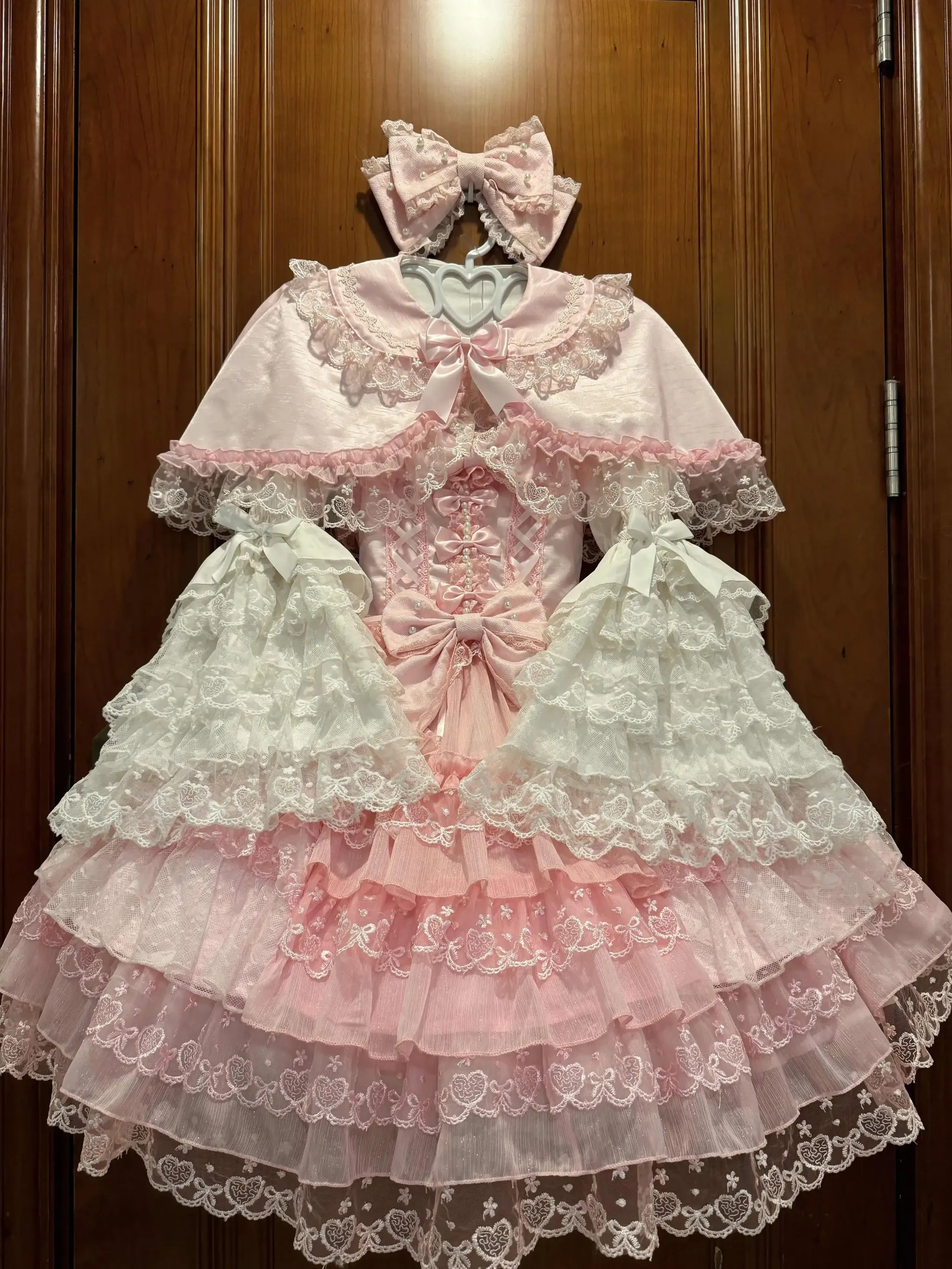 Sugar Girl Love Overture Sweet Lolita Tiered Ruffle JSK and Accessories - image 36