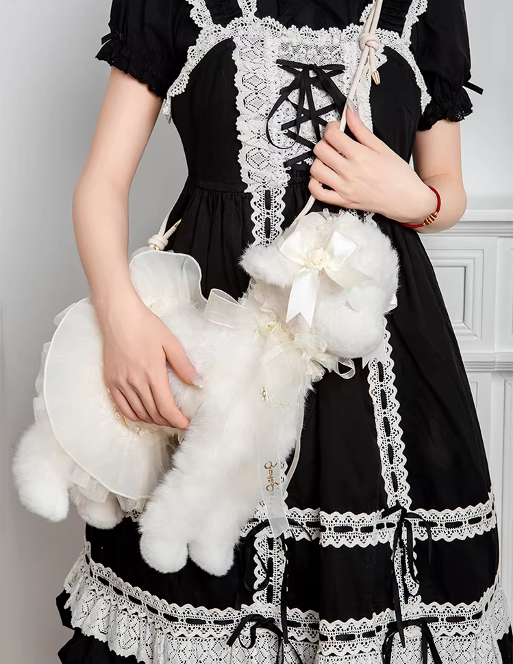 Plush Kawaii Lolita Bag, Lamb Shaped - image 10