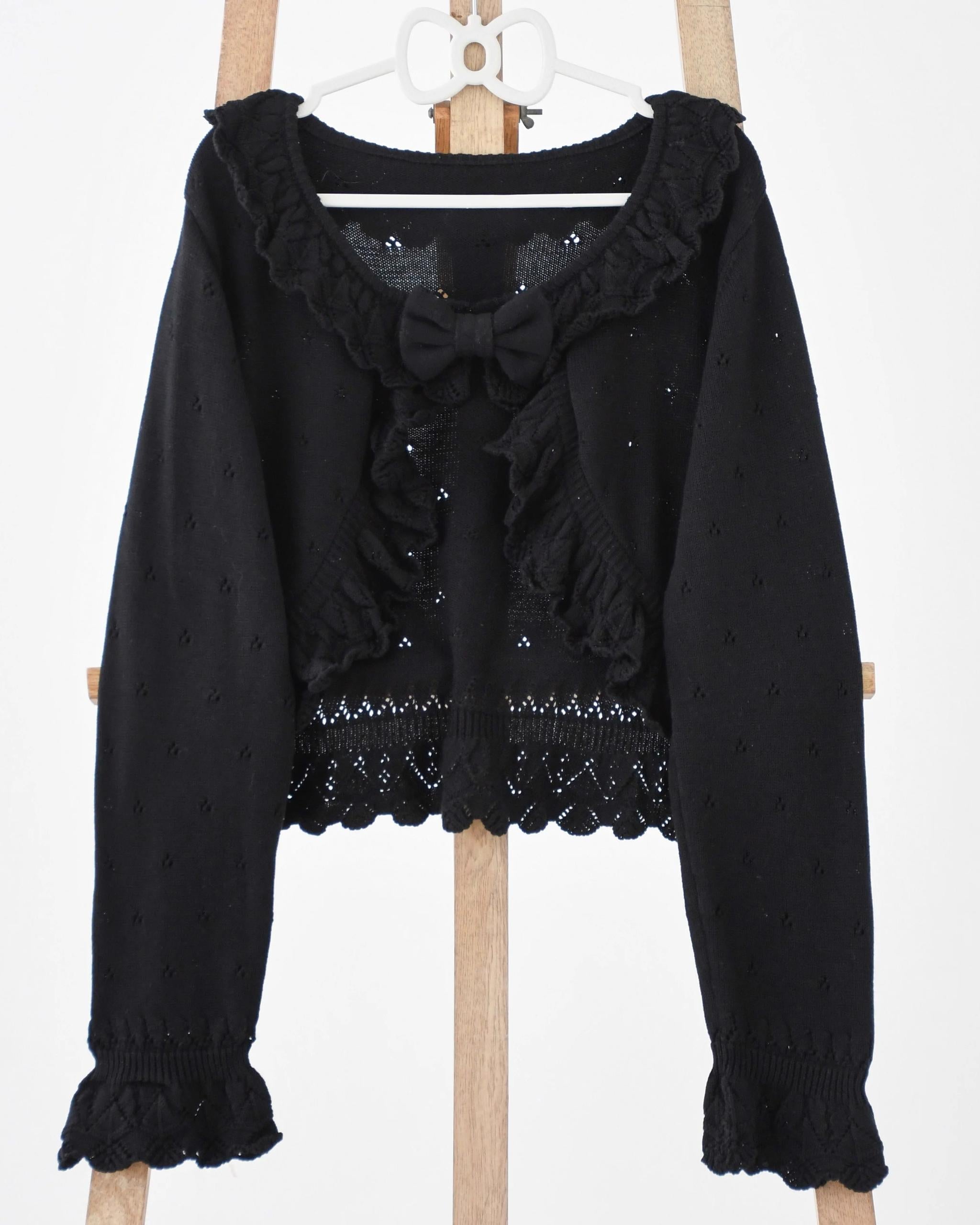 Nainai - Vintage Lolita Knitted Cardigan - image 5