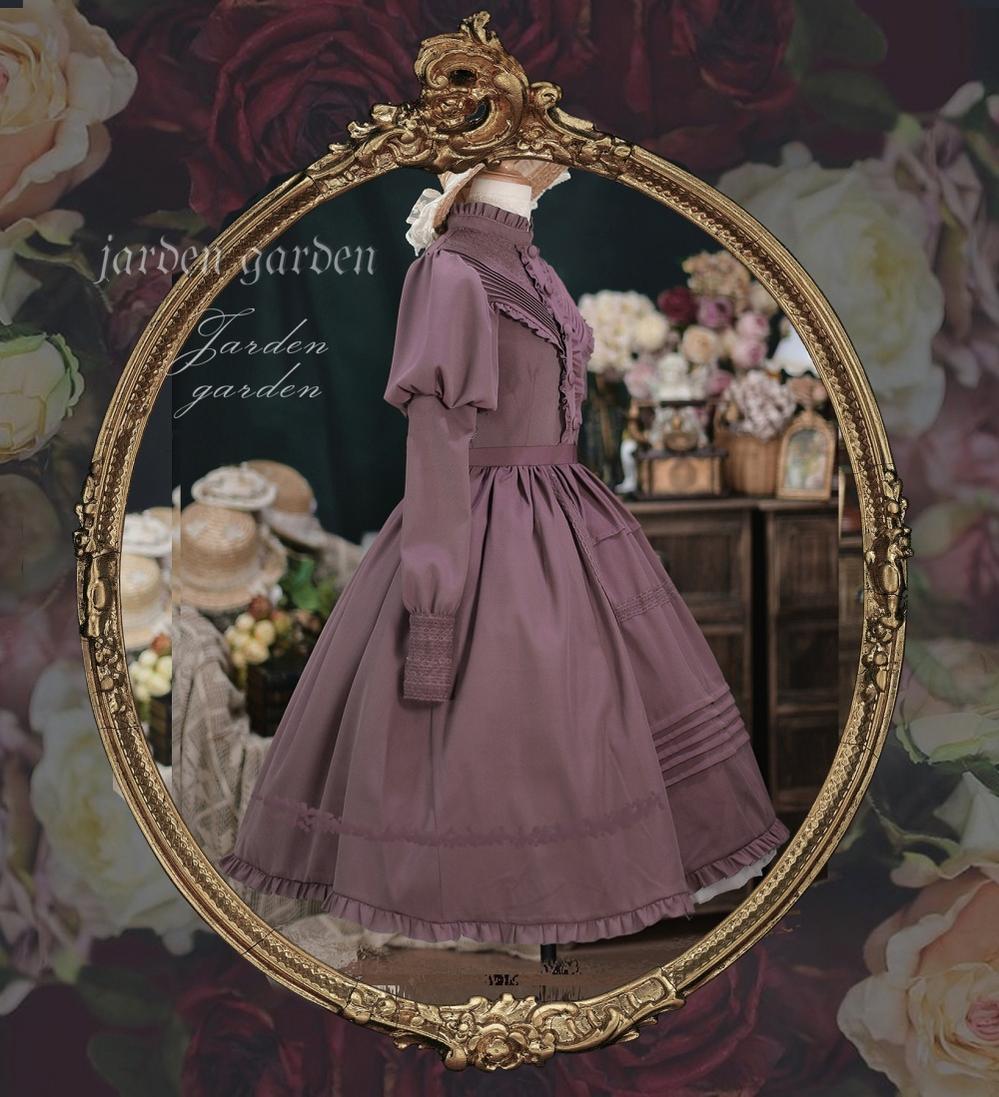 The Black Forest - Classic Lolita Stand Collar Dress OP - image 9
