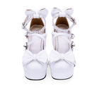 Sweet Lolita Heels Shoes Princess Tea Party Low Cut Shoes - image 14