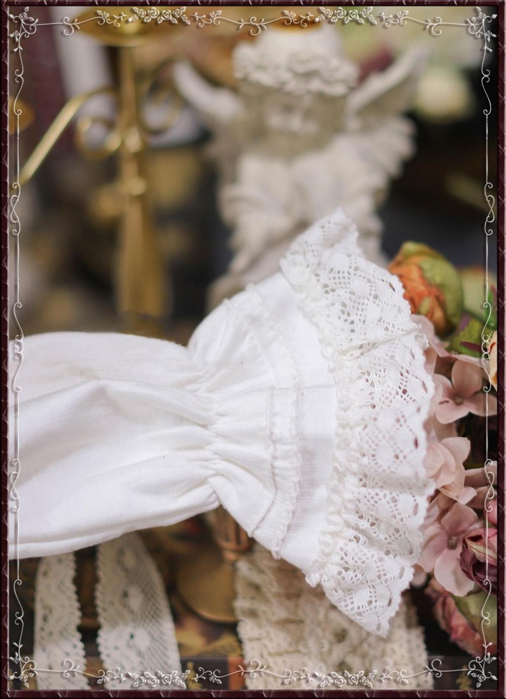 Cotton Retro Lace Lolita Blouse - image 18