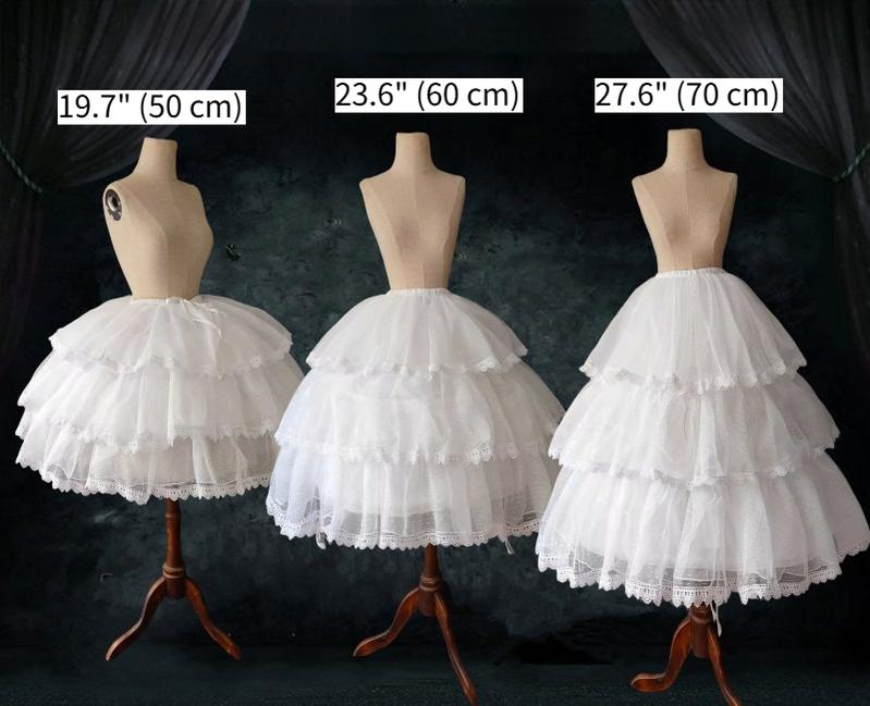 Adjustable Wedding Lolita Hoop Petticoat, 27.6" (70 CM) - image 4