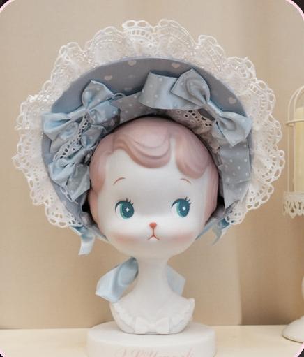 Maiden's Heart Knot - Old School Lolita BNT, Hairband, Cuffs and Hairclip Collection - image 3