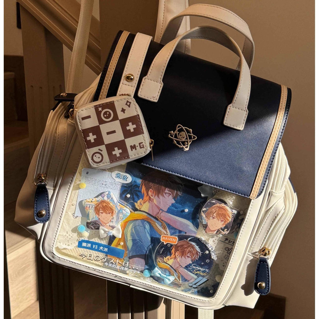 Kawaii Lolita Large-Capacity Ita Backpack with Mini Pocket and Grid Board - image 30